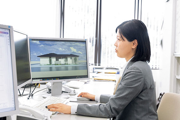 仕事の様子