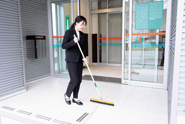 清掃の様子