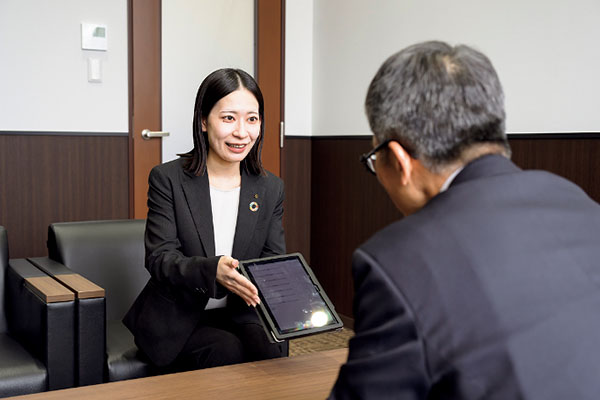 仕事の様子