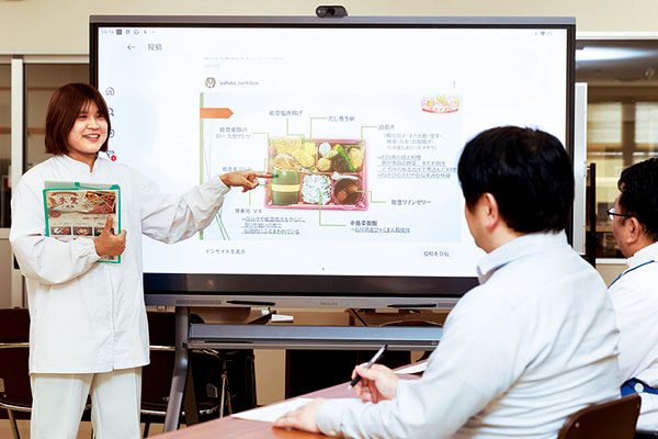 仕事の様子