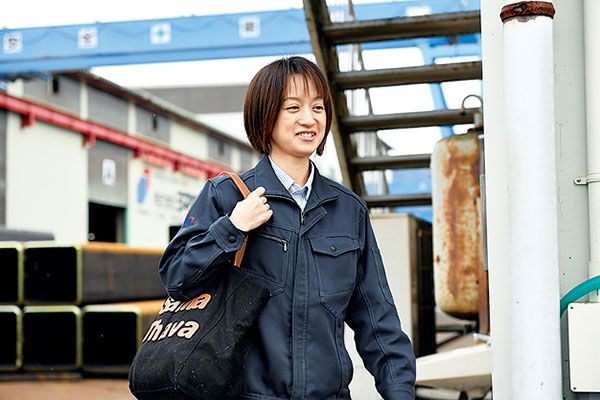 帰宅の様子