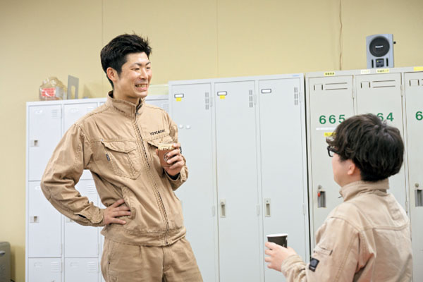 休憩の様子